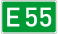 European Road 55 number DE.svg