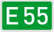 European Road 55 number DE.svg