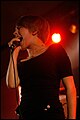 Eva Spence, Rolo Tomassi's lead singer, in 2009