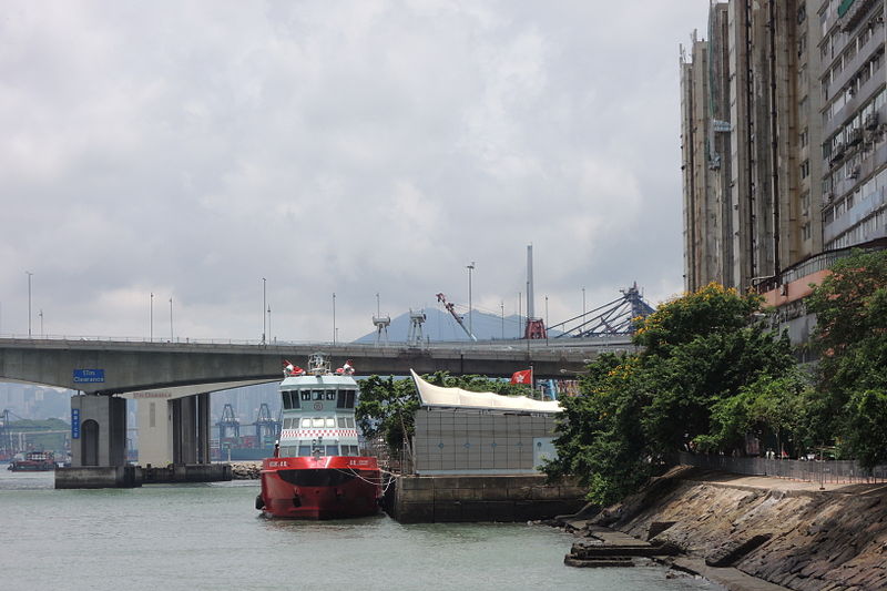 File:Excellence Fire Boat at Tsing Yi Fireboat Fire Station (Hong Kong).jpg