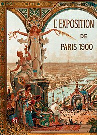 Afișul Expoziției universale din anul 1900