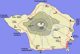 Kaart van Faial