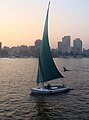 A boat in the Nile, Cairo.