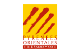 Flag of the Department of Pyrénées-Orientales.svg