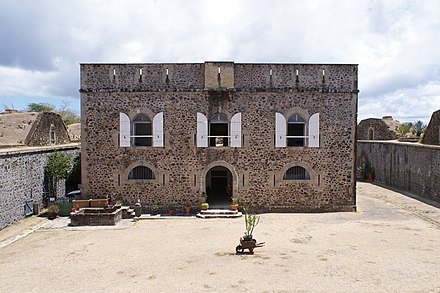 Façade of Fort Napoléon des Saintes, Terre-de-Haut Island, Îles des Saintes