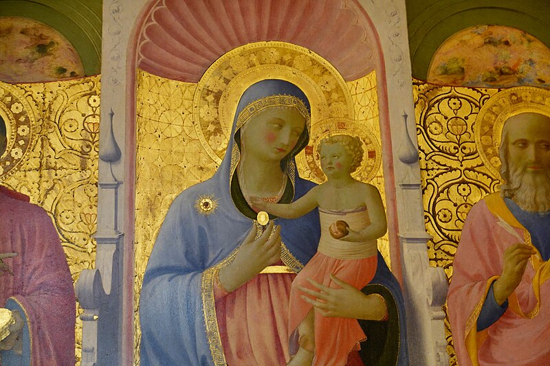 File:Fra Angelico, Annalena Altarpiece, 1430s, detail, Museum of San Marco, Florence.jpg