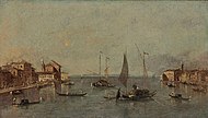 Francesco Guardi - Gezicht op het Canale della Giudecca, Venetië - 2581 (OK) - Museo Boijmans Van Beuningen.jpg