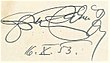 podpis Franze Salmhofera