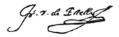 signature de Diego de Estella
