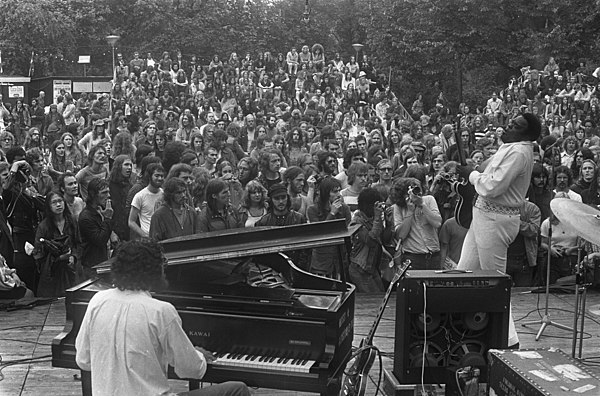 King in Amsterdam, 1973