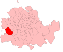 Fulham in the Metropolitan area, boundaries 1885-1918 Fulham1885.png