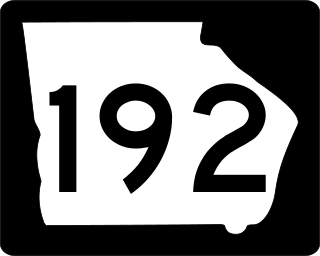 <span class="mw-page-title-main">Georgia State Route 192</span> State highway in Georgia, United States