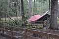 Gibson Park damaged picnic shelter from Hurricane Irma