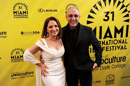 Gloria and Emilio Estefan at the 2014 Miami International Film Festival