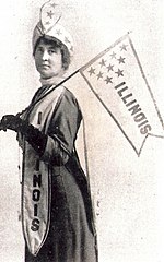 Thumbnail for Timeline of women's suffrage in Illinois