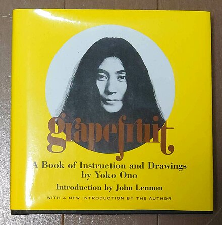 GrapeFruit The Book by Yoko Ono 2000 Edition.