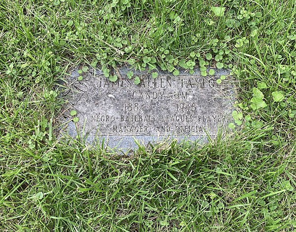 Taylor's grave at Burr Oak Cemetery