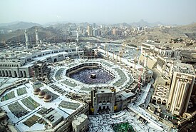 View of Makkah, taken in 2022.