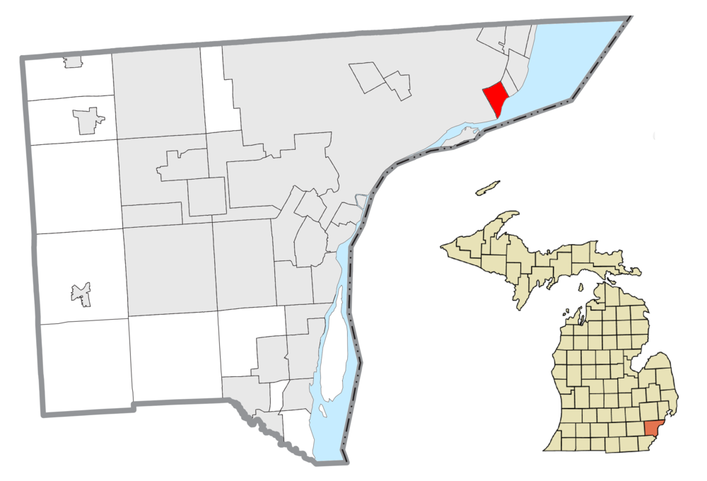 The population density of Grosse Pointe Park in Michigan is 1202.39 people per square kilometer (3114.56 / sq mi)