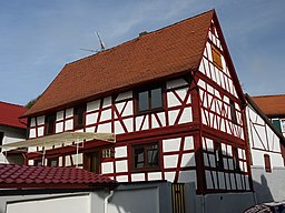 Hinter der Kirche in Hanau