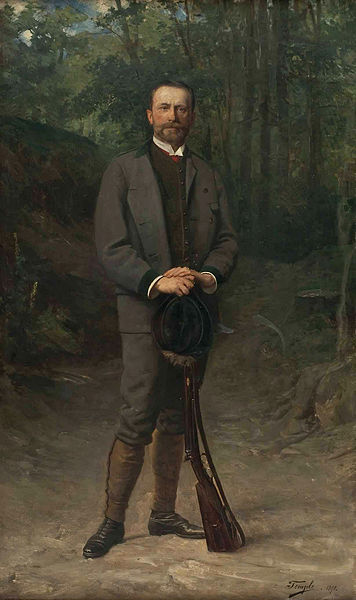 File:Hans Temple Portrait eines Jägers 1890.jpg