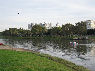 Hayarkon Park is the largest city park in Tel Aviv