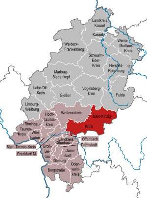 Li position de Main-Kinzig-Kreis in Hesse