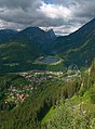 Higher-resolution panorama of Hieflau without Schafböndl at around the same time.