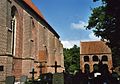 Église de village de style gothique tardif avec clocher roman à Hinte