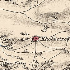 Historical map series for the area of Khubbayza (1870s).jpg