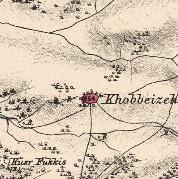 File:Historical map series for the area of Khubbayza (1870s).jpg