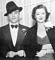 Arthur Hornblow, Jr. and his wife Myrna Loy, 1936