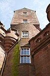 Hospitalfield House - view of tower in re-entrant angle.jpg