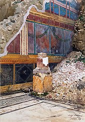 House of the Silver Wedding in Pompeii watercolor by Luigi Bazzani House of the Silver Wedding in Pompeii watercolor by Luigi Bazzani.jpg