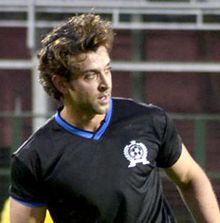 Roshan at Ira Khan's charity football match in 2014