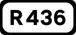 Straßenschild R436}}