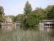 The lock at Iffley village IffleyLockFromTowpath.jpg