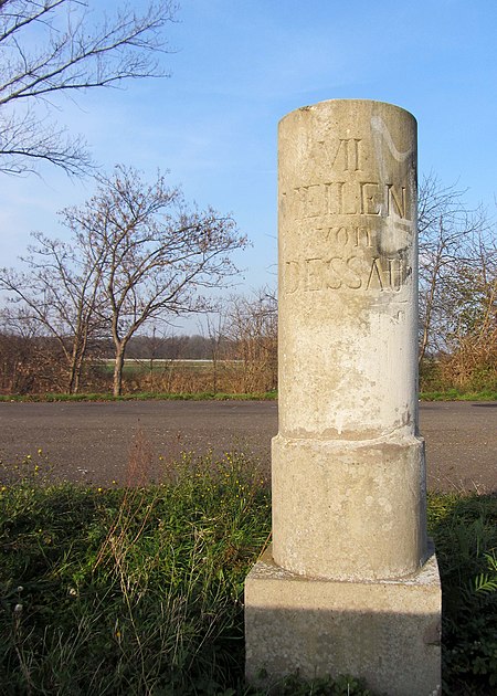 Ilberstedt Anhaltischer Meilenstein