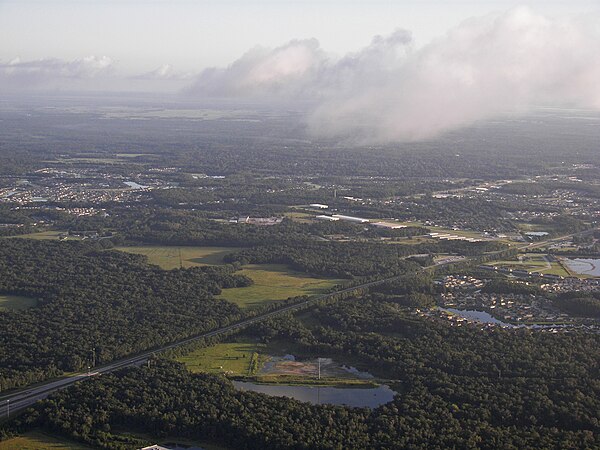 I-75 passing through south Pasco County