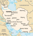 Major cities of Iran