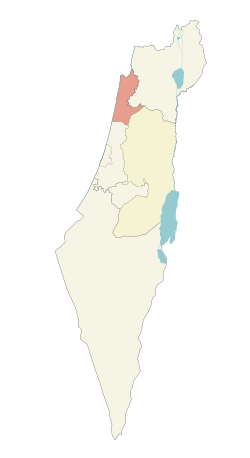Розташування Хайфський округ מחוז חיפה منطقة حيف