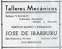 Afiche de mecánica José Ibarburu