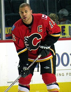 Jarome Iginla Canadian ice hockey player