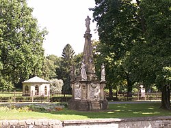 St Mary's column in Jindřichov