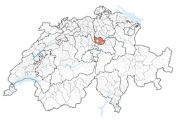 Karte Lage Kanton Zug 2013.2