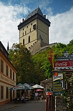 Миниатюра для Файл:Keep of Karlštejn Castle, Czech Republic.jpg