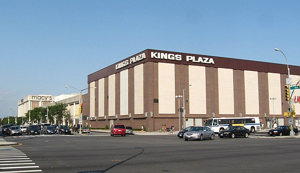 The Kings Plaza shopping mall in Mill Basin