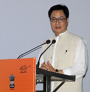 Kiren Rijiju Indian politician