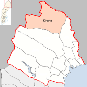 Localisation de Kiruna
