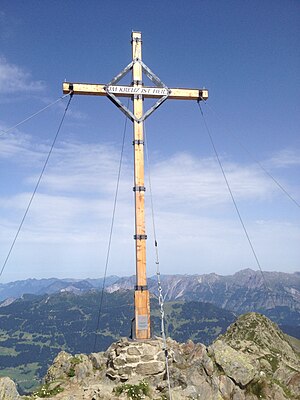 Summit cross of the Kreuzjoch